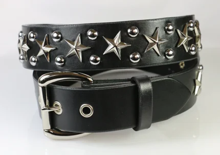 2nd Gen Freddie Mercury Studded Leather Belt, a rock-inspired accessory for bold and iconic style.