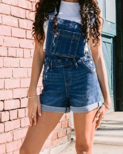 Stylish Alexandra double-cuffed shorts overall - perfect blend of comfort and fashion for summer vibes