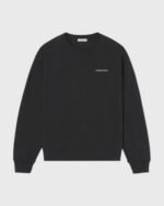 Basics Black Unisex Crewneck: Embrace classic style with this black unisex crewneck, a timeless wardrobe essential for a sleek and versatile look.