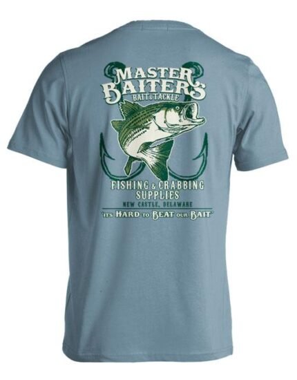 Beat Our Bait" T-Shirt in Dark & Stormy, a bold and rugged design for fishing enthusiasts who embrace the intensity of the outdoors.