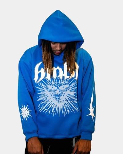 Blue Ranger rhinestone pullover, a dazzling and stylish choice for casual outings and fan gatherings.