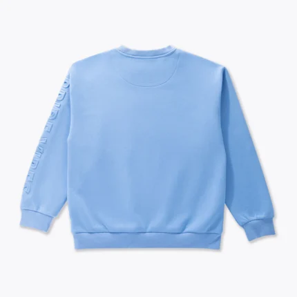 Bride Vibes airy blue crewneck sweatshirt, perfect for celebrating the bride-to-be in style.
