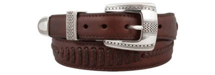 Brighton Salina Belt in Brown, a stylish and versatile accessory for a classic and polished look.