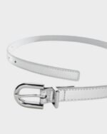 Metallic Buckle Belt - a trendy and eye-catching belt featuring a metallic buckle for a stylish and fashionable accessory to elevate your look.