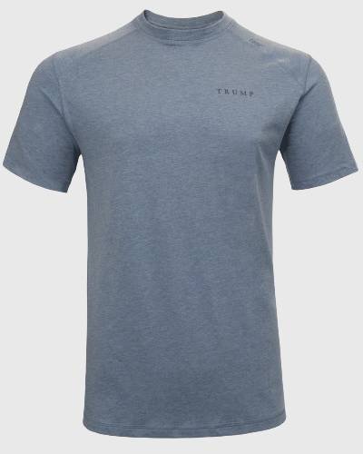 Carrollton Tee in Chambray Heather - A stylish and comfortable shirt in a chic chambray heather shade, perfect for casual and trendy looks.