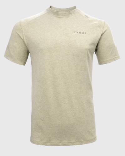 Carrollton Tee in Mineral Heather - A chic and versatile shirt in a mineral heather shade, perfect for a trendy and casual look.