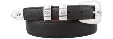 Chacon 1.25 American Bison Leather Belt - a rugged and stylish belt crafted with American Bison leather, perfect for adding a touch of durability to your wardrobe.