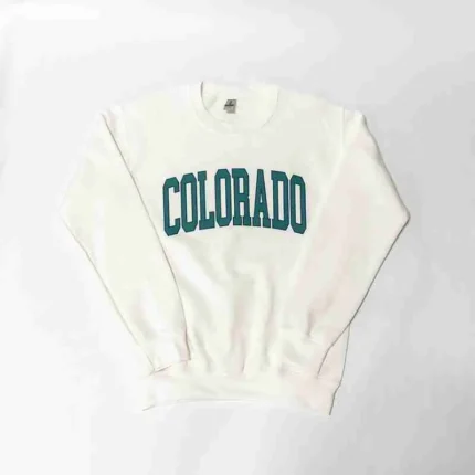 Colorado Arch crewneck sweatshirt, featuring a bold design inspired by the state's natural landmarks.