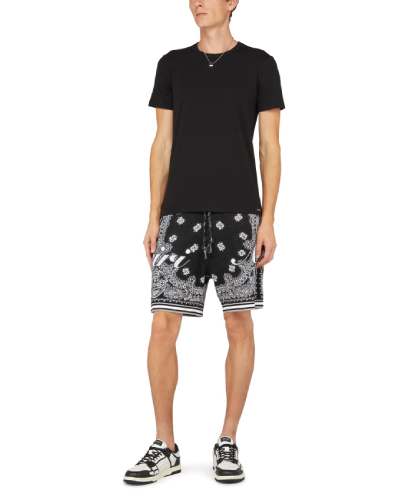 Cotton Bandana Shorts: Embrace casual comfort with these stylish shorts crafted from soft and breathable cotton material.