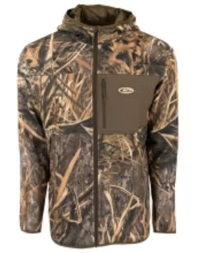 Drake Waterfowl Full-Zip Jacket for Men - a stylish and functional outdoor jacket designed for comfort and performance in various outdoor activities.