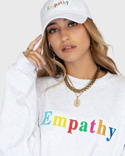 Empathy Always Baseball Hat - A stylish and comfortable baseball hat spreading the message of empathy, because kindness is a timeless accessory.