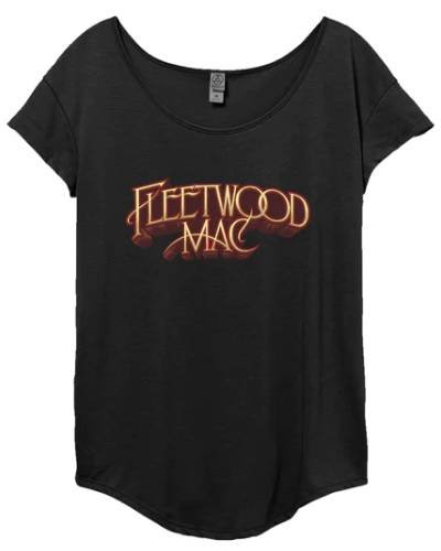 Fleetwood Mac Dolman T-Shirt: Embrace effortless style with this dolman sleeve t-shirt featuring a chic 'Fleetwood Mac' design for a trendy and comfortable look.