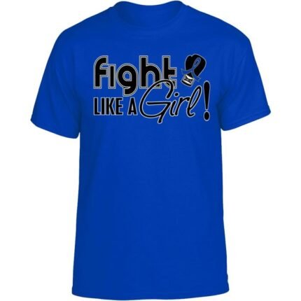 Fight Like a Girl Signature Unisex T-Shirt: Embrace strength and empowerment with this signature tee, perfect for all genders expressing resilience.
