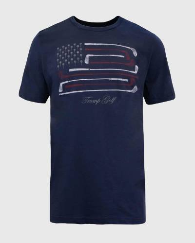 Golf Tee in Navy - A classic and versatile navy tee designed for comfort and style on the golf course or beyond."