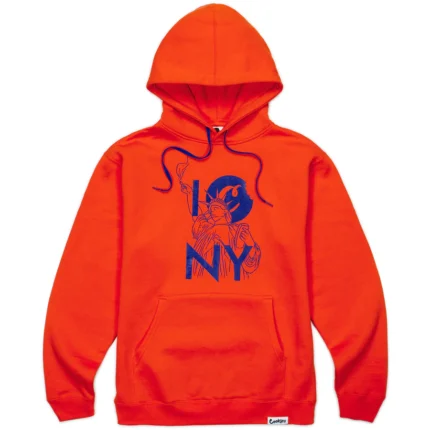 ICNY Pullover Hoodie: Stylish and comfortable streetwear for a trendy and cozy look.