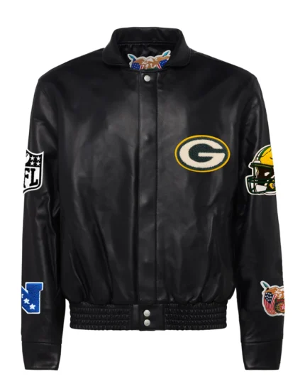 Indianapolis Colts Full Leather Jacket in Black - showcase your team allegiance with this stylish and sporty full leather jacket.