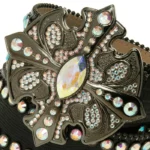 Zodiac-themed Black BB Belt, a celestial accessory for a stylish and cosmic fashion statement.