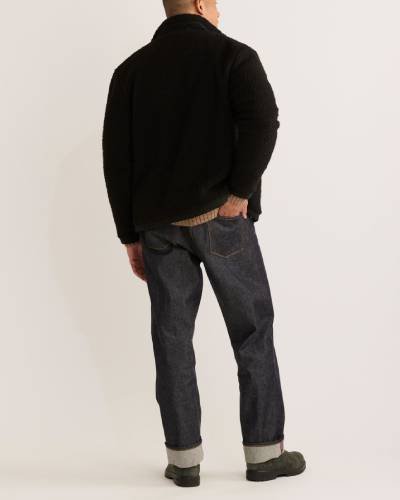 Men's Lone Fir Stand Collar Fleece Jacket, a stylish and warm outerwear choice for a sophisticated look.