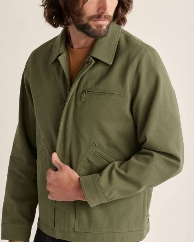 Men's Stanwood Canvas Jacket, a durable and stylish outerwear choice for a casual and rugged look.