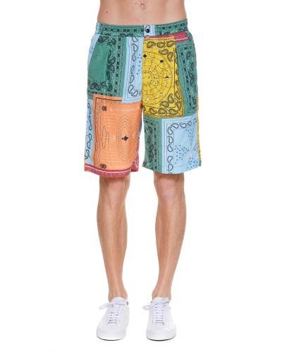 Marcelo Burlon County Of Milan Bandana Print Shorts: Elevate your style with these fashionable bandana print shorts from Marcelo Burlon County Of Milan."