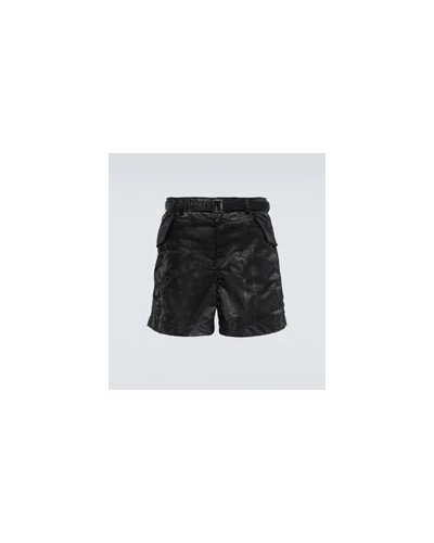 Men's Black Eric Haze Edition Bandana Print Shorts: Elevate your style with these limited edition black shorts featuring Eric Haze's bandana print."