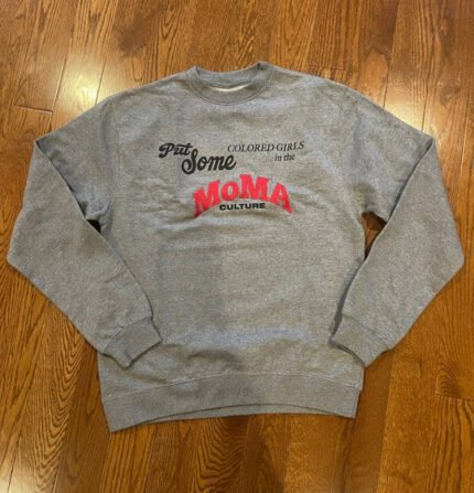 Elevate your style with the MoMA Culture Crewneck – a sophisticated and art-inspired addition to your wardrobe, reflecting the intersection of culture and fashion.