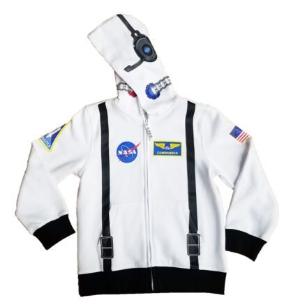 Embrace the astronaut spirit with the NASA Astronaut Full Zip Hoodie, suitable for both youth and adults. Elevate your style with space-inspired fashion and cozy comfort.