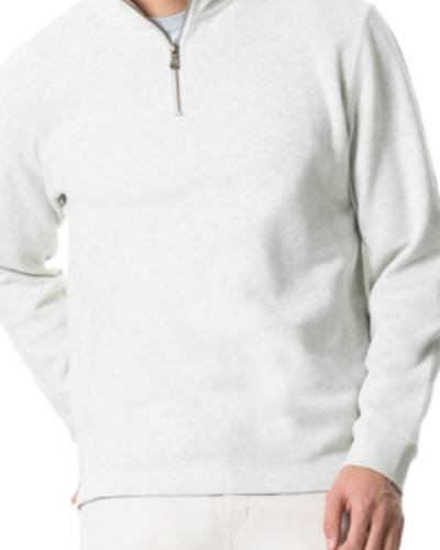 Natural Alton Ave zip sweatshirt, a versatile and cosy addition to your casual wardrobe.