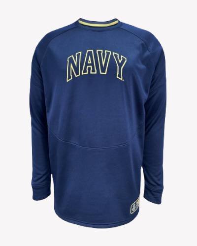 Sideline Armour fleece crewneck sweatshirt. Ideal for athletic activities or casual comfort on chilly days.