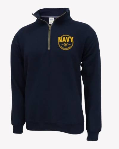 Navy veteran zip-up jacket, a symbol of honor and service, perfect for versatile everyday wear.