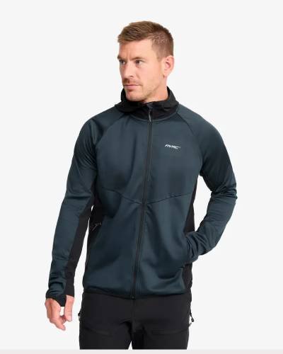 Pace Hooded Wind Jacket for Men in Blueberry - a stylish and functional choice for active outdoor wear.