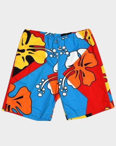 Original Jams Shorts in Hibiscus Black - add a touch of tropical flair to your casual summer wardrobe.