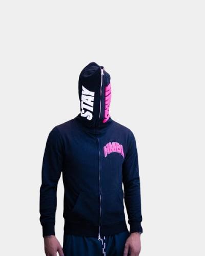 Pink Ranger full zip hoodie, a vibrant and stylish choice inspired by the iconic character.