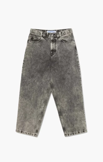 Embrace streetwear vibes with Polar Skate Co Big Boy Pants in Acid Black, a bold and edgy addition to your wardrobe. These pants showcase a trendy acid wash in black, capturing the urban fashion scene for a modern and expressive look.