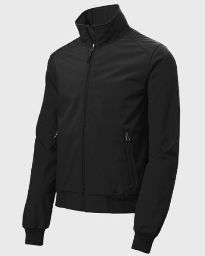 Elevate your casual style with the Port Authority Soft Shell Bomber Jacket, a trendy and comfortable choice for everyday wear. This water-resistant bomber combines sleek design with practical features, making it a versatile addition to your wardrobe.
