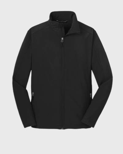 Experience comfort and style in the Port Authority Tall Core Soft Shell Jacket, tailored for a perfect fit. This water-resistant outerwear is a versatile addition to your wardrobe, combining functionality with a sleek design for a polished look.