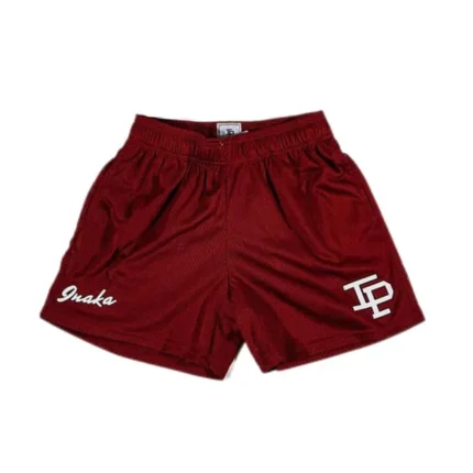 Premium Inaka Maroon Shorts - elevate your athletic style with these high-quality, comfortable, and fashionable shorts.