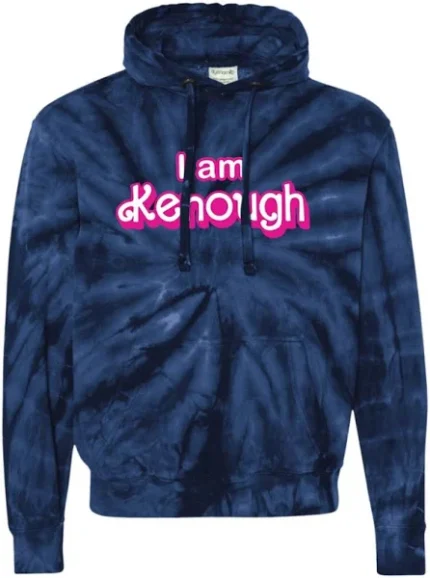 Ryan Gosling 'I Am Enough' Tie Dye Hoodie, a stylish and empowering statement piece.