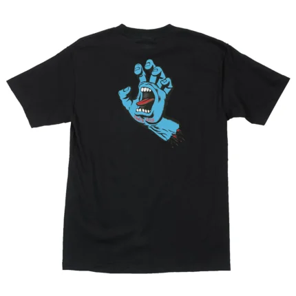 Express your skater spirit with the Screaming Hand Men's Santa Cruz T-Shirt, featuring the iconic Screaming Hand graphic for a bold and timeless skate culture statement.
