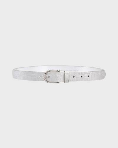 Shimmer PU Jeans Belt - a stylish and shimmering jeans belt made from PU material, adding a touch of glam to your denim ensemble.