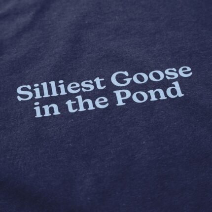Silliest Goose in the Pond crewneck sweatshirt, a playful addition to any casual ensemble.