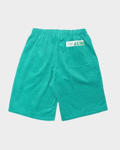 Solid Men's Super Jams in Cactus - stay cool and stylish with these comfortable and vibrant shorts.