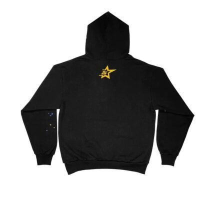 Spider Logo Hoodie in Black - a sleek and iconic fashion piece for urban style.