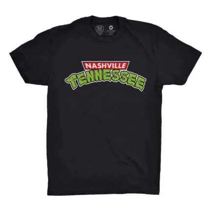 Creative artwork featuring the 'Teenage Mutant Nashville Turtles,' a playful fusion of pop culture and Music City vibes.