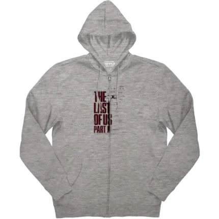 Dive into the post-apocalyptic world with The Last Of Us Hammer Schematic Zip Hoodie, featuring a detailed design that captures the essence of survival in style.