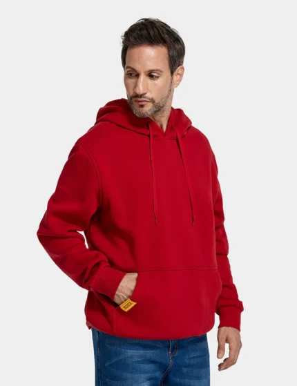 Unisex Heated Pullover Hoodie with Heating, a warm and practical solution for chilly days.