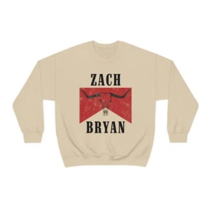Vintage Zach Bryan unisex sweatshirt, a timeless piece for fans of classic style and comfort.
