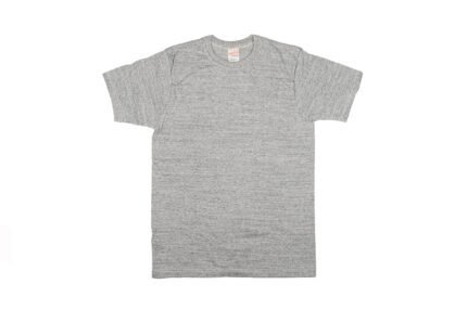 Stylish Gray Whitesville Japanese-made T-shirts, showcasing quality craftsmanship and contemporary fashion