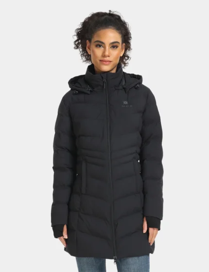 Women’s Heated Puffer Parka Jacket, a cosy and functional choice for cold weather.