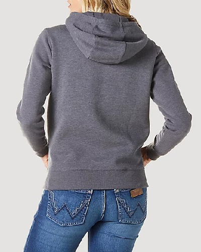 George Strait Pullover Hoodie in Charcoal Heather: Stay cozy in style with this charcoal heather pullover hoodie featuring the iconic George Strait design.